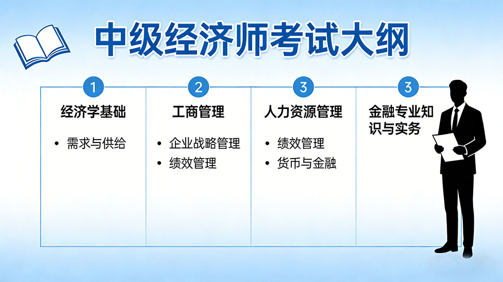 中级经济师考试大纲演变趋势及备考策略行业分析报告